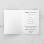 Herfst Brug Funeral Service Vouwprogramma Programma (Binnen)