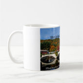 Herfst - Brug van bloemen, schilderachtig mok (Links)