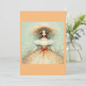 Herfst Bruid (leeg) Kaart (Staand voorkant)