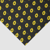 Herfst Bruid Zonnebloem Wedding Party Tissue Paper Tissuepapier (Detail)