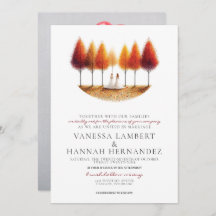 Herfst bruiden bruiloft