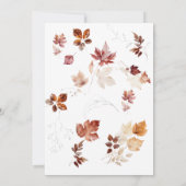 Herfst Bruids Brunch & Bubbly Kaart (Achterkant)