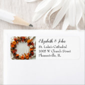 Herfst Bruidsboeket Etiket (Insitu)