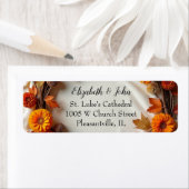 Herfst Bruidsboeketkrans Etiket (Insitu)