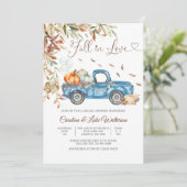 Herfst Bruidsdouche Uitnodiging (Staand voorkant)