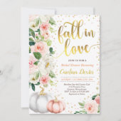 Herfst Bruidsdouche Uitnodiging Herfst In Love Sho (Voorkant)