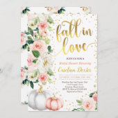 Herfst Bruidsdouche Uitnodiging Herfst In Love Sho (Voorkant / Achterkant)