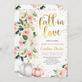 Herfst Bruidsdouche Uitnodiging Herfst In Love Sho