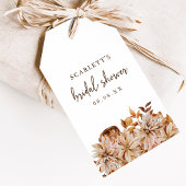 Herfst Bruidsfeest Cadeaulabel