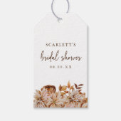 Herfst Bruidsfeest Cadeaulabel (Voorkant)