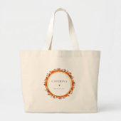 Herfst Bruidsmeisje Cadeau Grote Tote Bag (Voorkant)