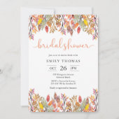 Herfst Bruidsmeisje Uitnodiging (Voorkant)