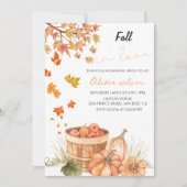 Herfst Bruiloft Borrel - Herfst Bruiloft Borrel Fe Kaart (Voorkant)