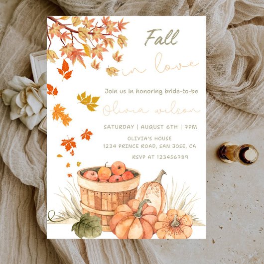 Herfst Bruiloft Borrel - Herfst Bruiloft Borrel Fe Kaart