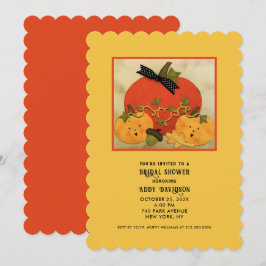 Herfst Bruiloft Borrel Kaart