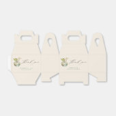 Herfst Bruiloft Borrel Pompoen Calligrafie Bedankt Bedankdoosjes (Uitgevouwen)