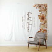 Herfst Bruiloft Borrel Wandkleed (In Situ (horizontaal))