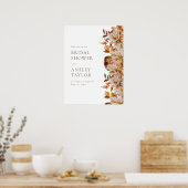 Herfst Bruiloft Borrel Welkom Poster (Keuken)