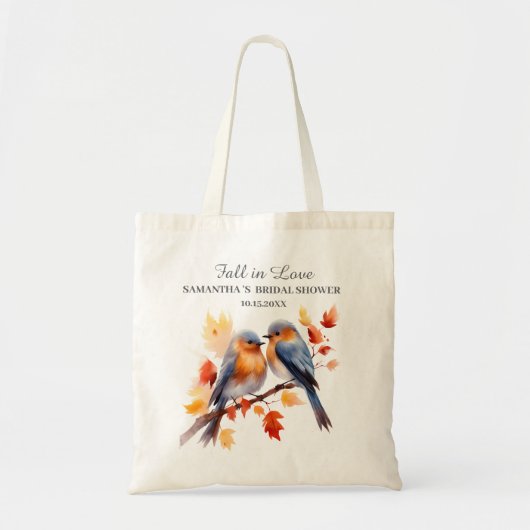 Herfst Bruiloft Bridal Shower cadeautjes Tote Bag (Voorkant)