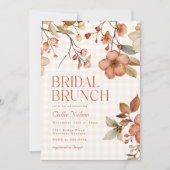 Herfst Bruiloft Brunch Kaart (Voorkant)