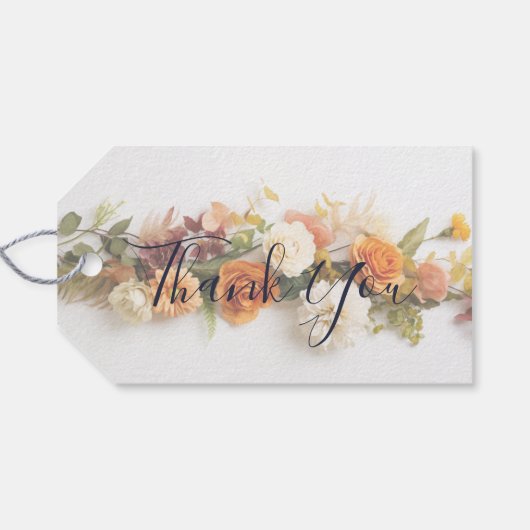 Herfst bruiloft cadeau Label Cadeaulabel (Achterkant Horizontaal)