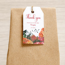 Herfst Bruiloft Dankjewel