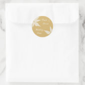 Herfst bruiloft envelop afdichting / Sticker (Tas)