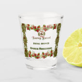Herfst Bruiloft Feestje Zoete Bes Shot Glas (Voorkant)