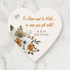 Herfst bruiloft gooien deken rustieke bloemen bedankjes labels