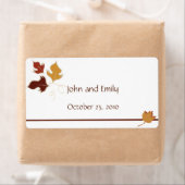 Herfst bruiloft gunst labels (Insitu)