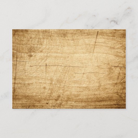 Herfst Bruiloft Informatie kaart voor Rustieke Bru (Achterkant)