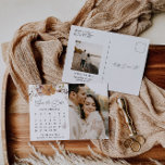 Herfst bruiloft kalender Bewaar de datum foto Brie Briefkaart<br><div class="desc">Dit is een herfst die de datummagneet opslaat met een mooie pompoendruppel voor waterverven en een simpele lettersoort in combinatie met een modern calligrafielettertype. Deze magneet kan uitsluitend in de herfst worden gebruikt of de winter het hele jaar door doorlopen! Ideaal voor bruiloften, kleine bedrijven, baby showers, vrijgezellenfeesten en nog...</div>