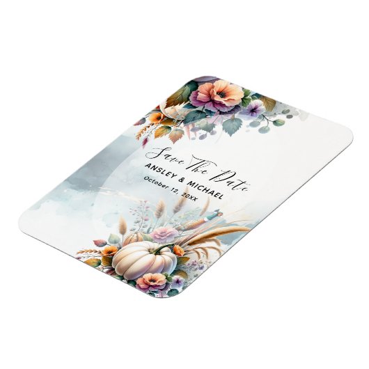 Herfst Bruiloft Magneet (Linkerzijde)