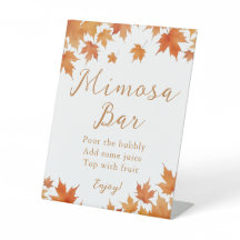 Herfst Bruiloft Mimosa Bar