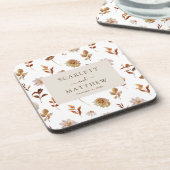 Herfst bruiloft Onderzetter (Linkerzijde)