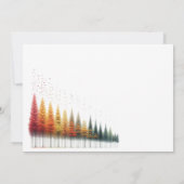 Herfst bruiloft repetitie kaart (Achterkant)