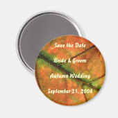 Herfst bruiloft Save the Date Magnet (Voorkant / Achterkant)
