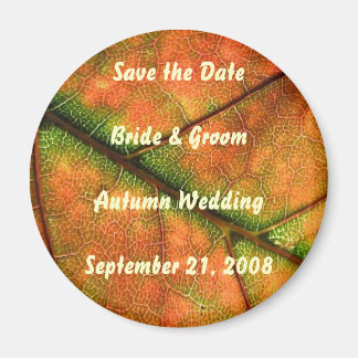 Herfst bruiloft Save the Date Magnet