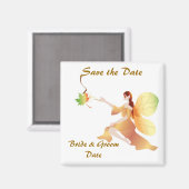 Herfst Bruiloft Save the Date Magnet (Voorkant / Achterkant)