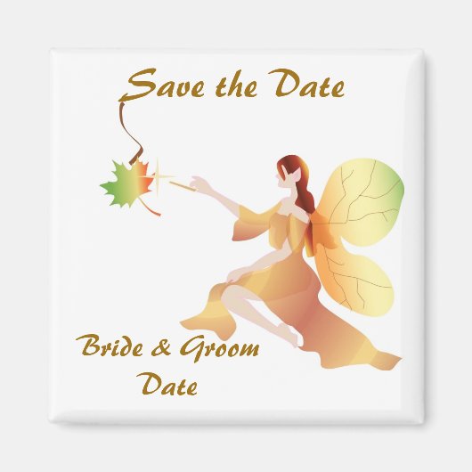 Herfst Bruiloft Save the Date Magnet (Voorkant)
