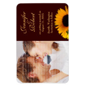 Herfst Bruiloft Save the Date Magnet Magneet (Verticaal)