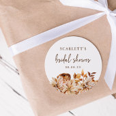 Herfst Bruiloft Shower Sticker