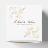 Herfst Bruiloft Spiraal Bedankdoosjes (Bovenkant)