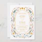  herfst bruiloft uitnodiging (Voorkant)