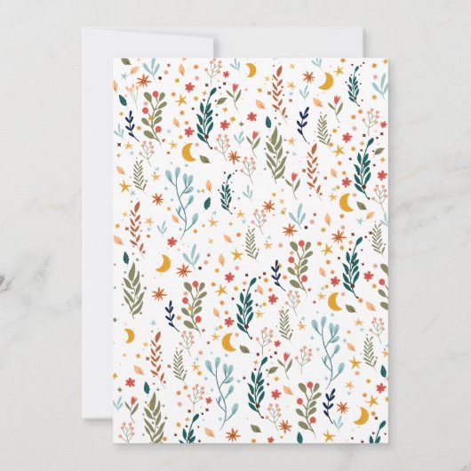 herfst bruiloft uitnodiging (Achterkant)