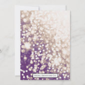 Herfst bruiloft uitnodiging - Champagne en Pruim (Achterkant)