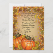 Herfst bruiloft Uitnodiging "Herfst kleuren" (Achterkant)