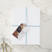 Herfst bruiloft vet glam bloemen moderne bloemen g cadeaulabel (Met Touw)