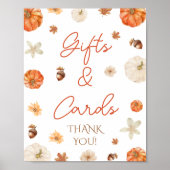 Herfst Bruiloftcadeaus & Kaarten Bord Poster (Voorkant)