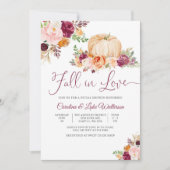 Herfst Bruiloftsfeest Uitnodiging (Voorkant)